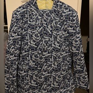Loudmouth PBR Blue Ribbons Suit 48L VERY RARE